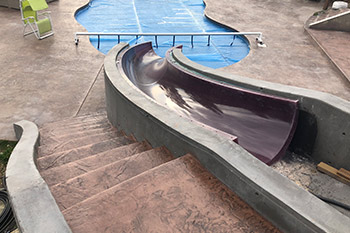 Concrete Stairs and Slide
